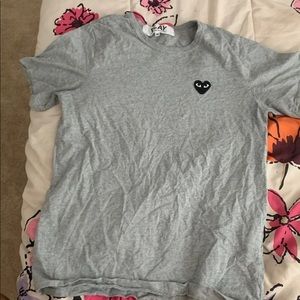 Solid Gray CDG Tee